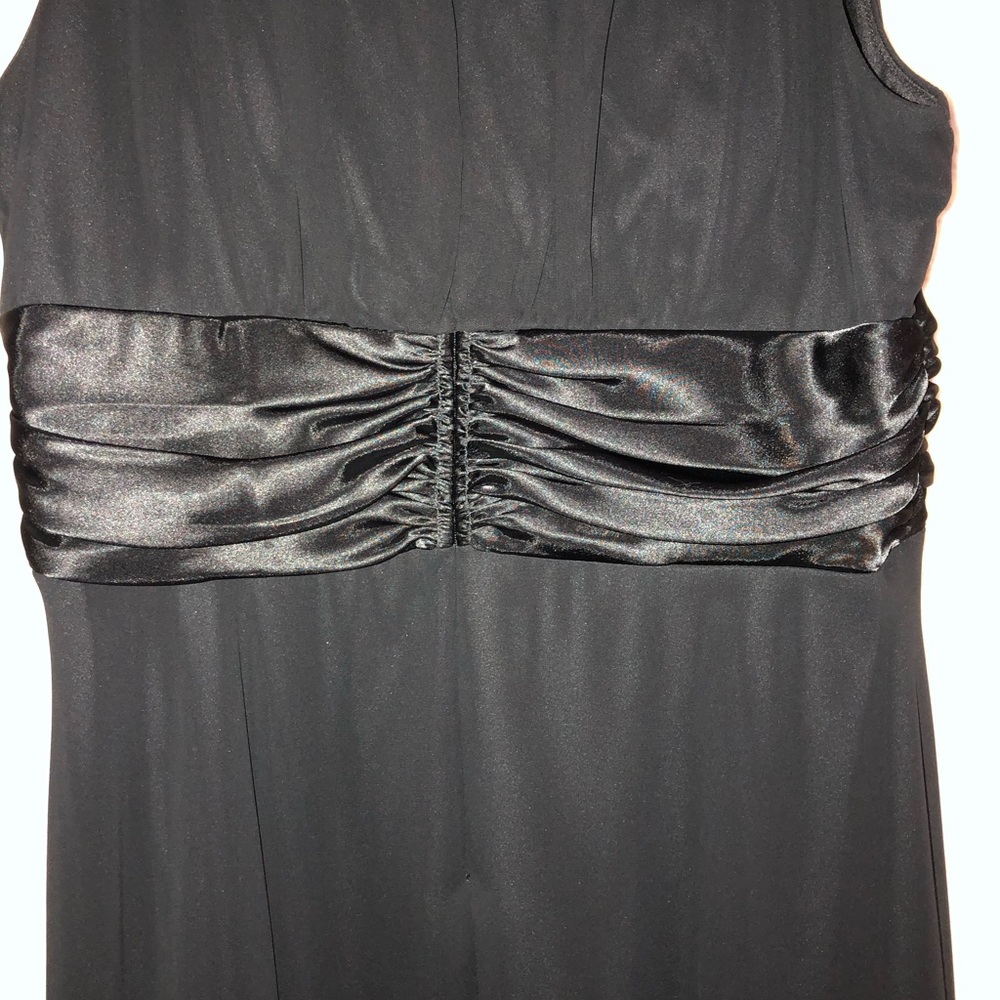 Black Elegant Mid Length Dress